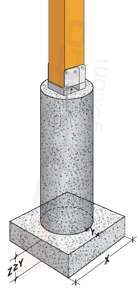 An application scenario or product detail of sonotube footing detail - Image 10