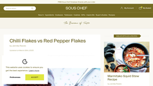 Sous Chef - Chilli Flakes & Red Pepper Flakes
