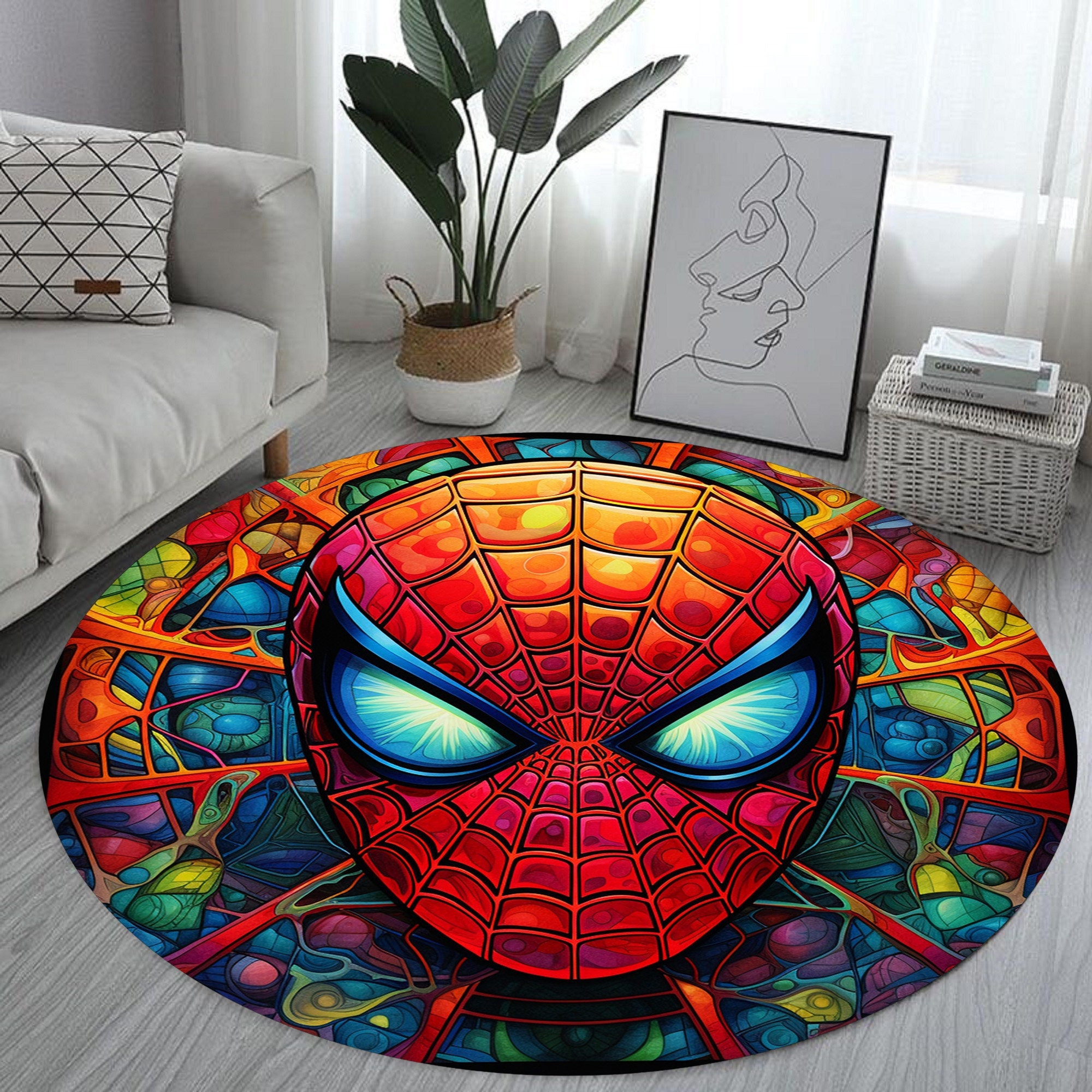 An application scenario or product detail of spiderman carpet - Image 2