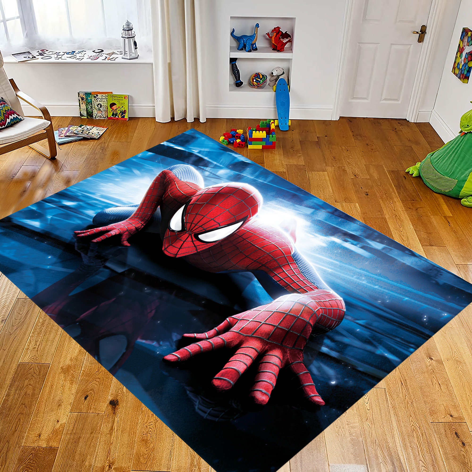 An application scenario or product detail of spiderman carpet - Image 3