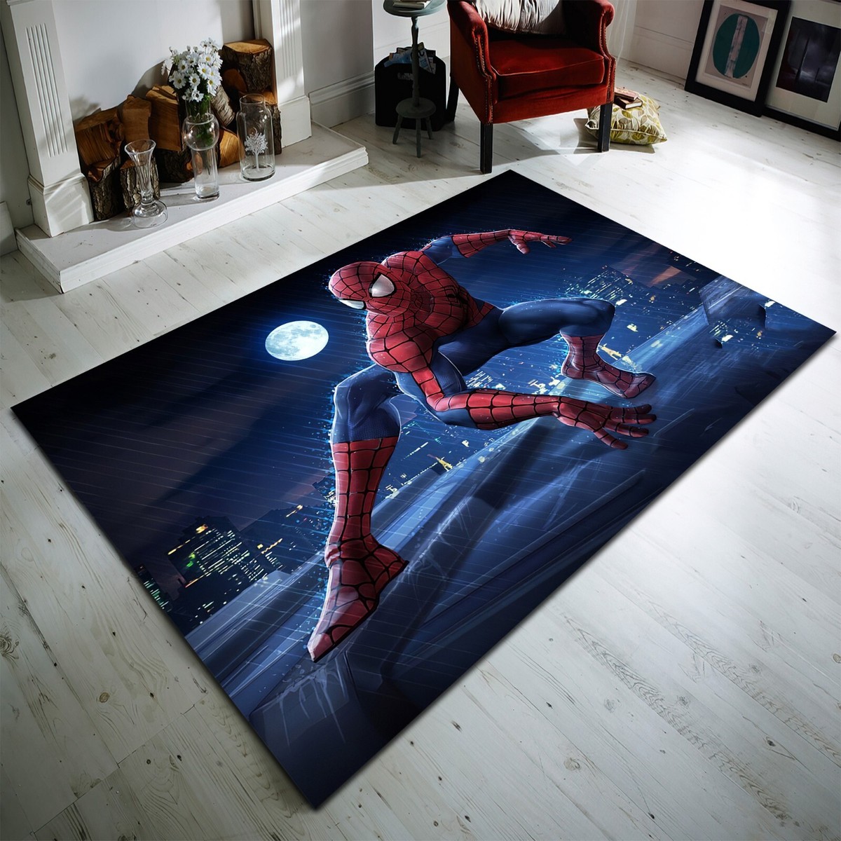 An application scenario or product detail of spiderman carpet - Image 6