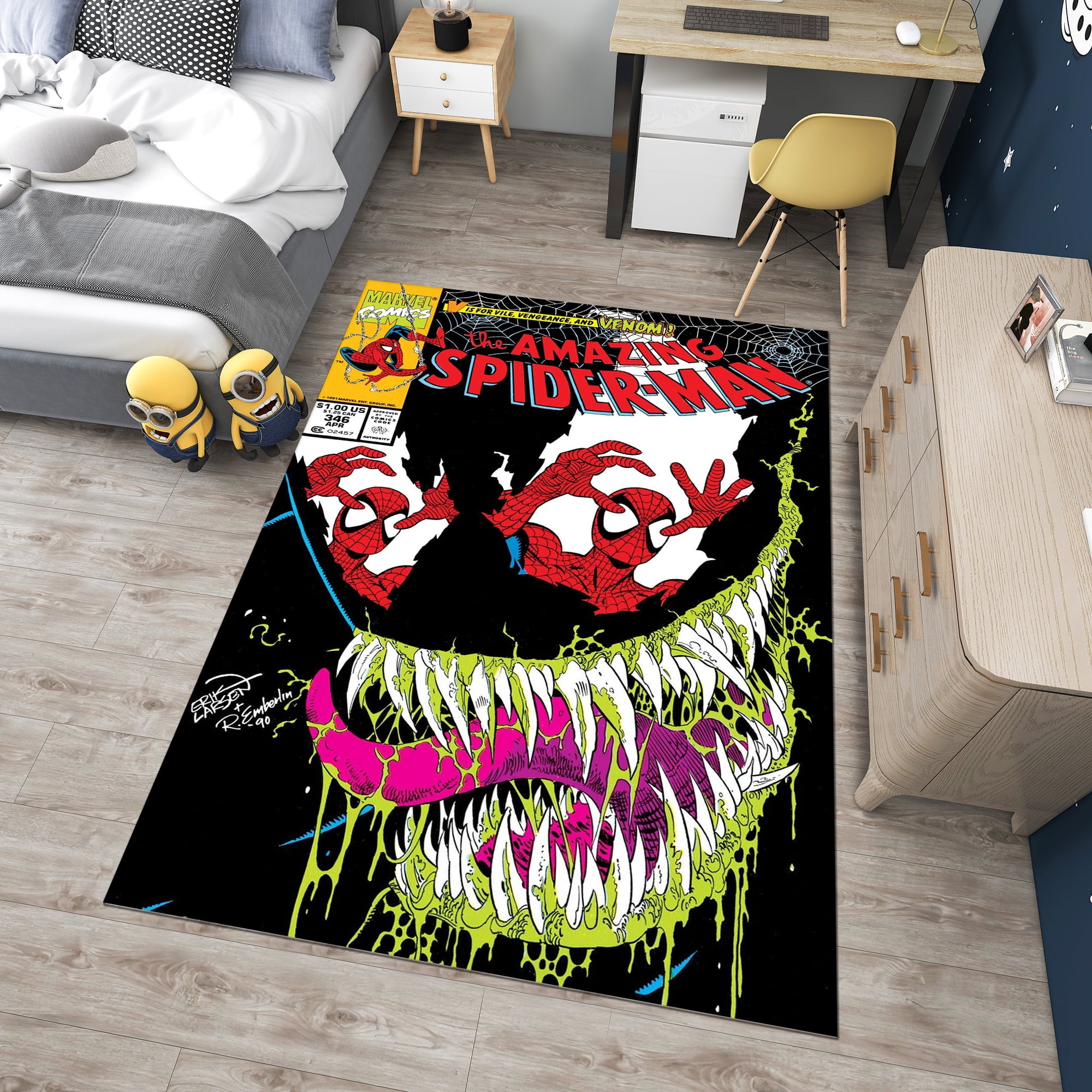 An application scenario or product detail of spiderman carpet - Image 21