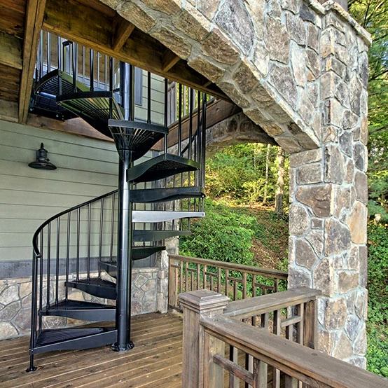 An application scenario or product detail of spiral staircase for sale - Image 7