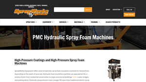 SprayWorks Equipment - Hydraulic Spray Foam Machines