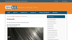 Springwire - High Carbon Steel Flat Spring Wire