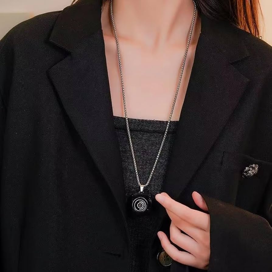 An application scenario or product detail of spy camera necklace - Image 11