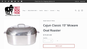 Cajun Classic - 15 Mcware Oval Roaster
