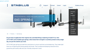 Stabilus - LIFT-O-MAT Gas Springs