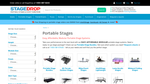 StageDrop - Portable Stages & Risers