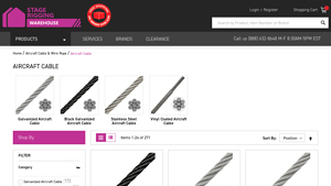 Stagerigging Warehouse - Aircraft Cable Solutions