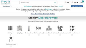 Stanley Hinges - Commercial Door Hinges