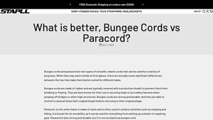 Stapll - Bungee Cords & Paracord