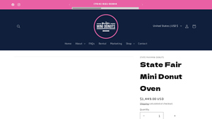State Fair - Mini Donut Oven