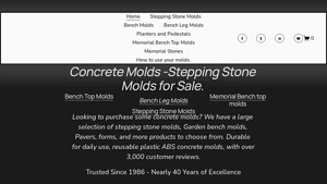 Statuary Molds - Durable Concrete Molds for Garden Decor