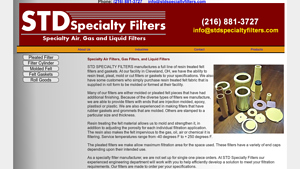 STDSpecialtyFilters - Specialty Air, Gas, and Liquid Filters