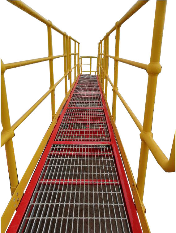 An application scenario or product detail of steel grating handrail - Image 11