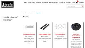 Steele Rubber Products - Automotive Restoration Parts
