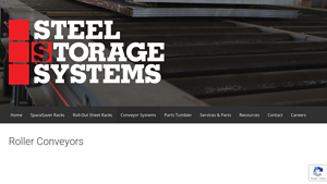 Steel Storage - Heavy-Duty Roller Conveyor Tables