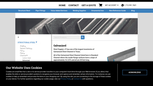 Steel Supply, L.P. - 20' Galvanized Steel Channel
