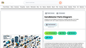 Stockcake - Empire Sandblaster Parts Diagram