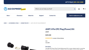 AMP - 3-Pin CPC Power Plug Kit