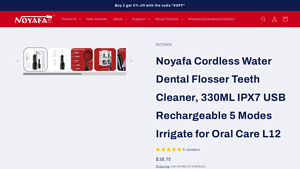 Noyafa - Cordless Water Dental Flosser L12