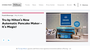 Tru by Hilton - Hands-Free Pancake Maker