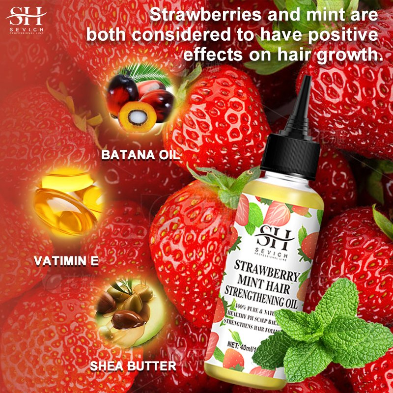 An application scenario or product detail of strawberry mint hair growth oil - Image 6