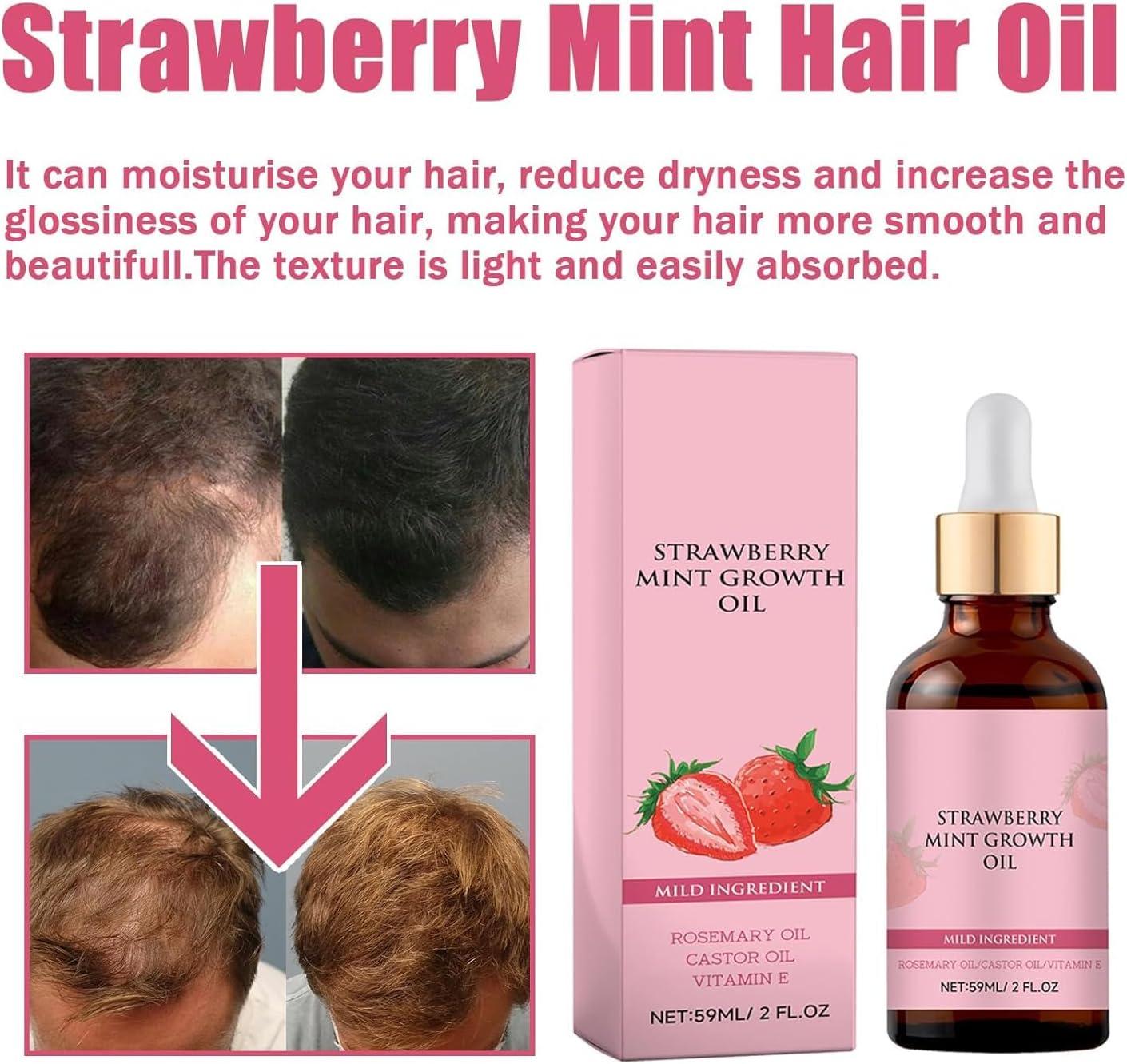 An application scenario or product detail of strawberry mint hair growth oil - Image 13