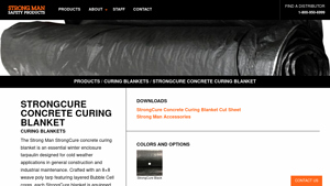 Strongman - StrongCure Concrete Curing Blanket