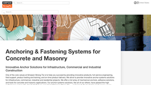 Strongtie - Adhesive Solutions and Mechanical Anchors