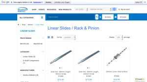Studica Robotics - Slide Rail 288mm Length