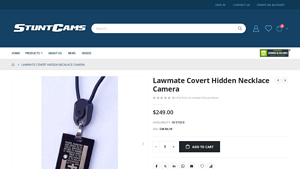 Lawmate - Covert Hidden Necklace Camera