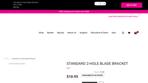 StyleCraft - Standard 2-Hole Blade Bracket
