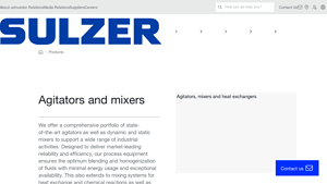 Sulzer - Agitators and Mixers