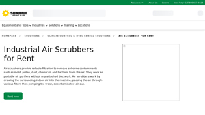Sunbelt Rentals - Air Scrubbers