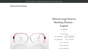 Sunglass Museum - Bifocal Large Granny Reading Glasses