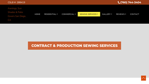 SunMaster Products - Contract and Production Sewing Services