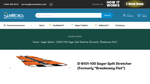 Sunmedica - D-B101-100 Sager Split Stretcher
