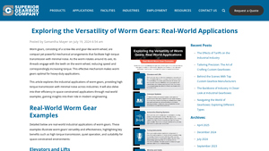 Superior Gearbox - Worm Gears