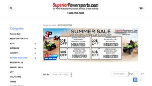 Superior Power Sports - Gas Scooters
