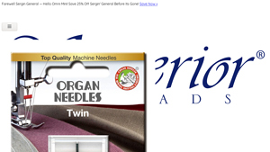 Superior Threads - Twin Universal Needles 100/16