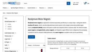 Super Magnet Man - Neodymium Motor Magnets