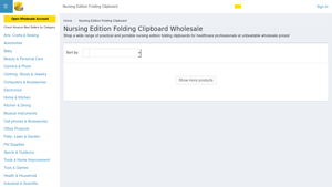 Supply Leader - Nursing Edition Folding Clipboard