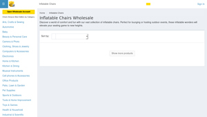 Supply Leader - Inflatable Chairs