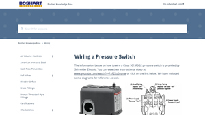 Boshart - Class 9013FSG2 Pressure Switch Installation