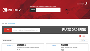 Noritz - Heat Exchanger Parts