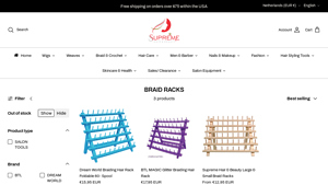 Supreme Beauty - Dream World Braiding Hair Rack