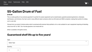 Sure Starter - 55-Gallon Drum of Fuel