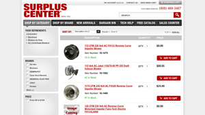 Surplus Center - Key Products
